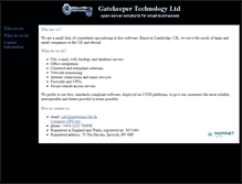 Tablet Screenshot of gatekeeper.ltd.uk